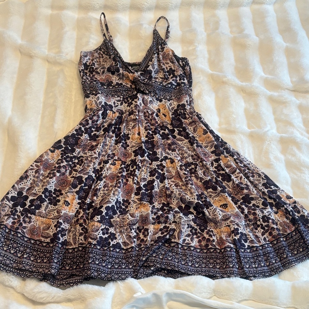 Women’s Angie Floral Maxi Dress NWT NEW Smocked Back Flowy